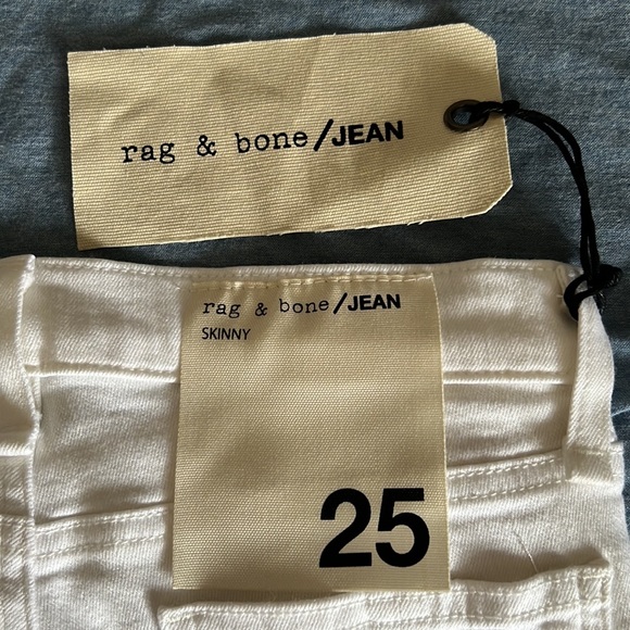 $85 - WHITE Rag and Bone / Jean skinny - Picture 10 of 11